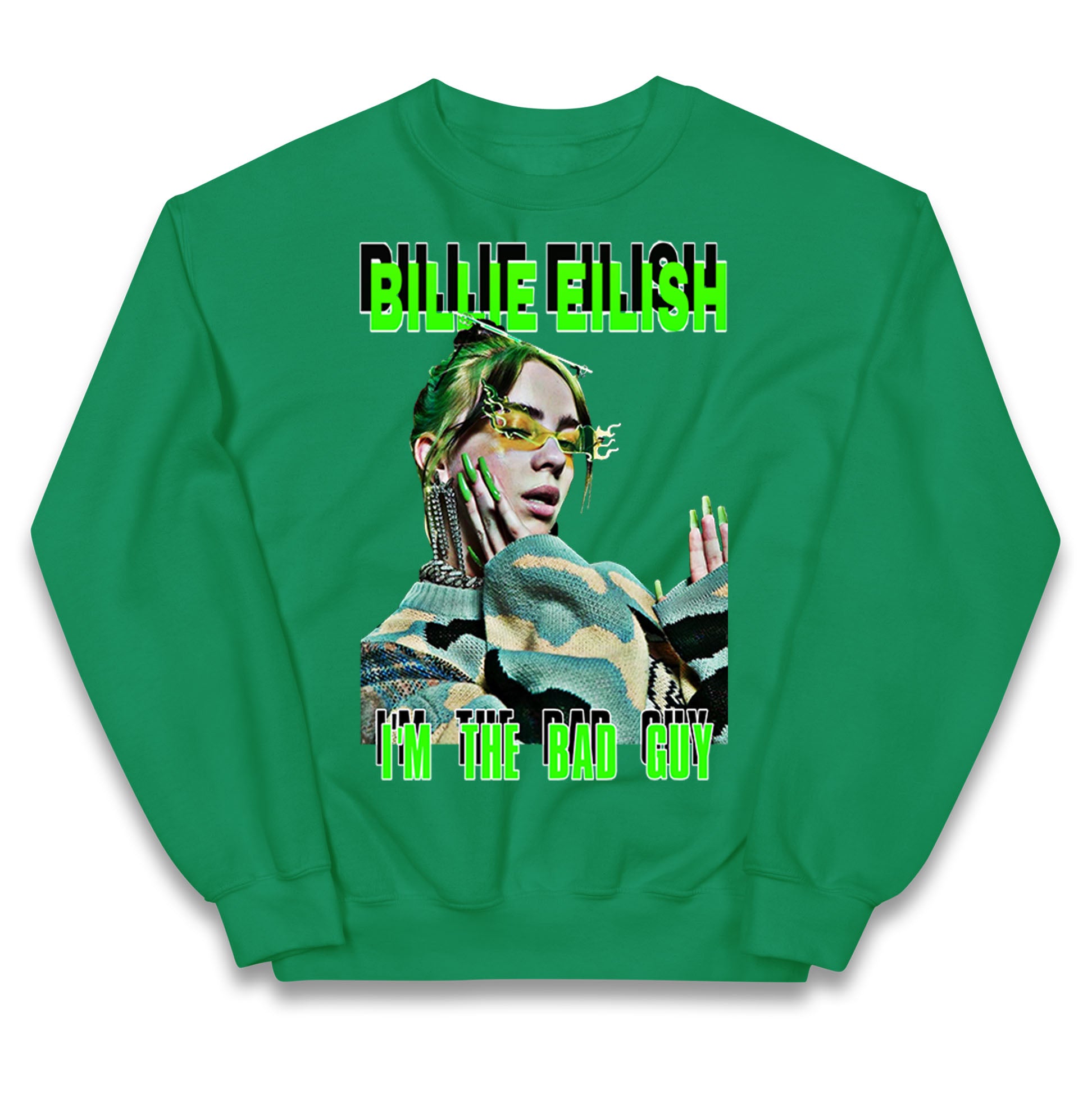 Billie Eilish Singer Kids Jumper