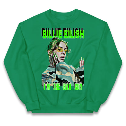 Billie Eilish Singer Kids Jumper