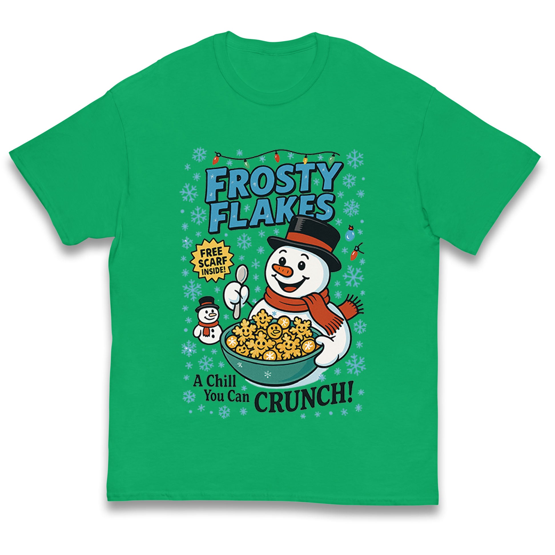Snowman Christmas Kids T Shirt