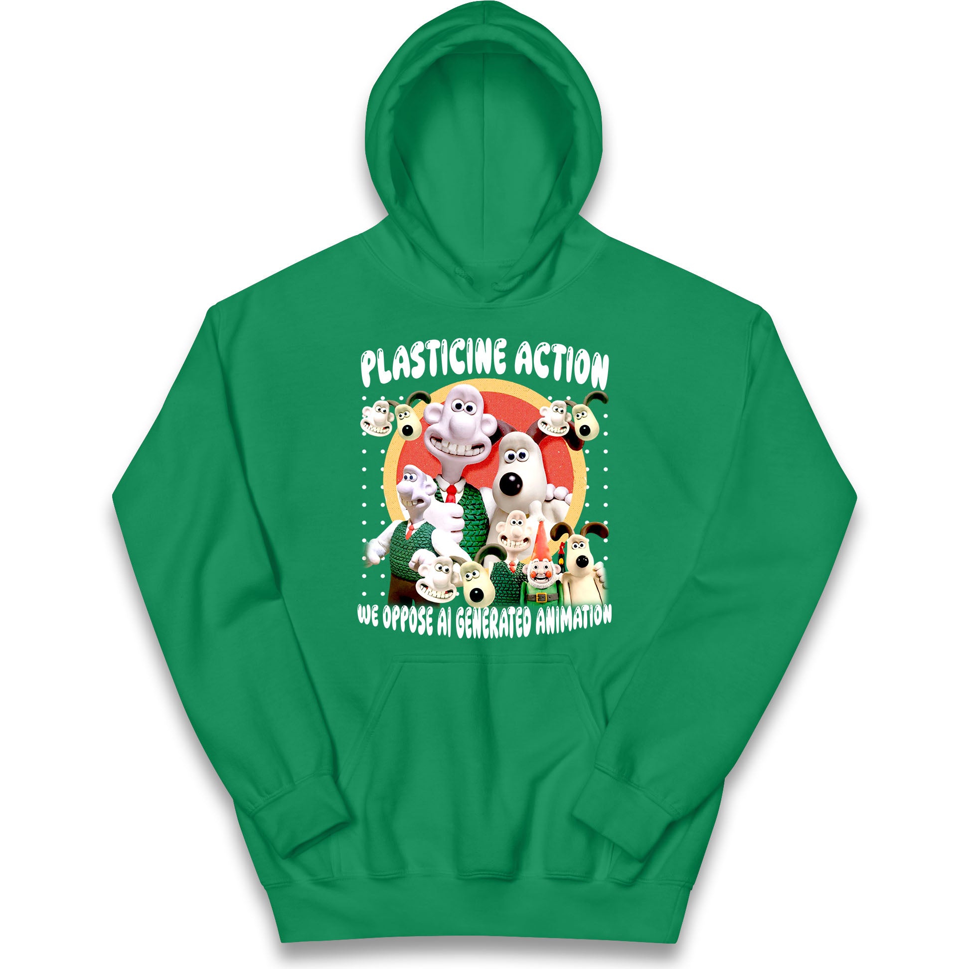 Plasticine Action Figure Kids Hoodie