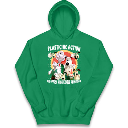 Plasticine Action Figure Kids Hoodie