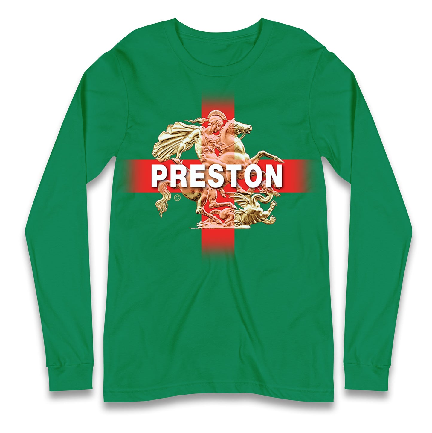 Preston St George & The Dragon Long Sleeve T Shirt