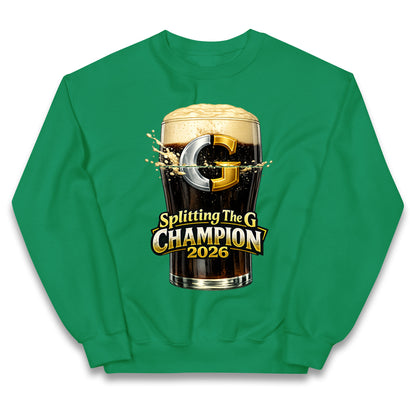 Splitting The G Champion Kids Jumper