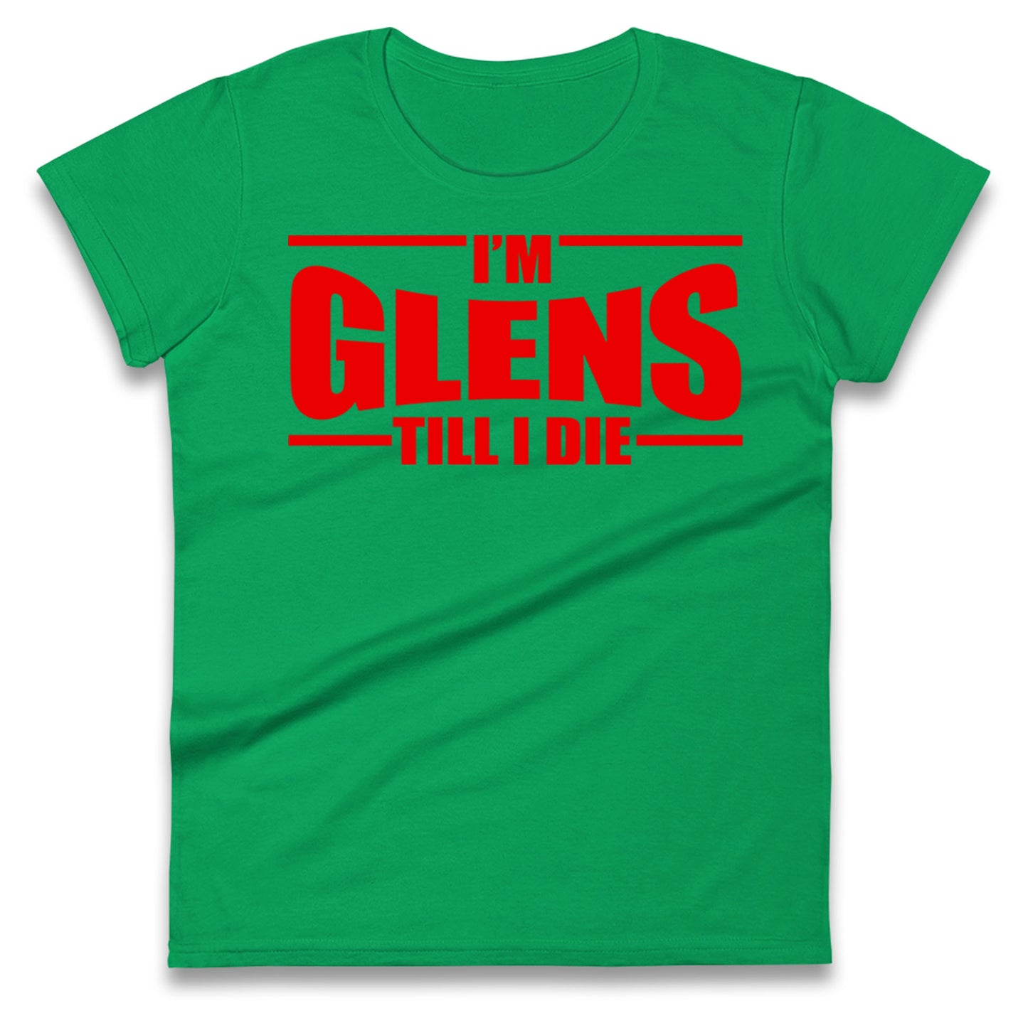 Glentoran FC Football Ladies T Shirt