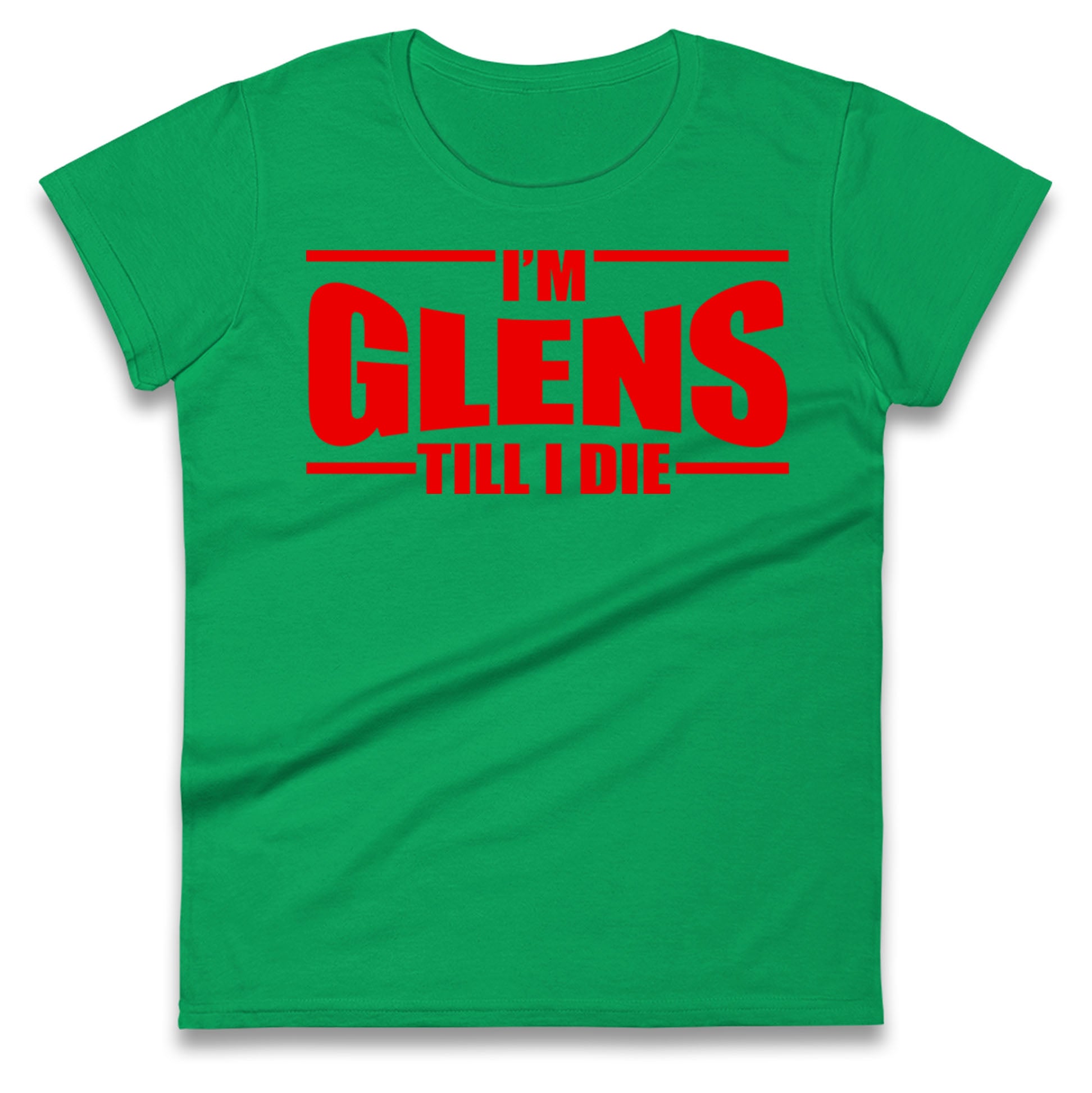 Glentoran FC Football Ladies T Shirt