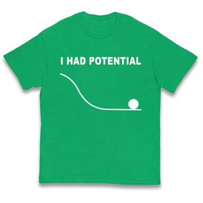 I Had Potential Kids T Shirt