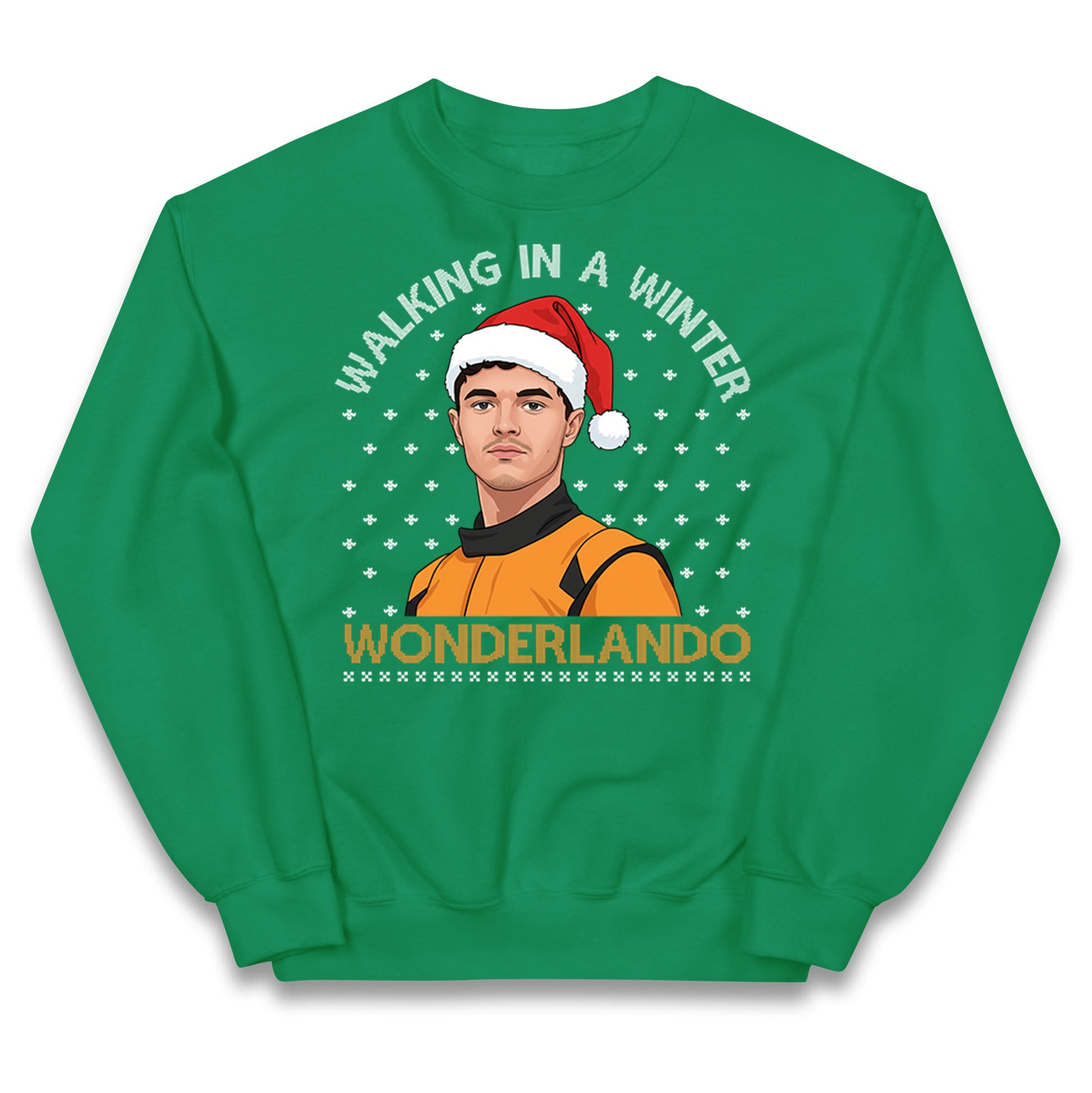 Lando Norris Christmas Kids Jumper