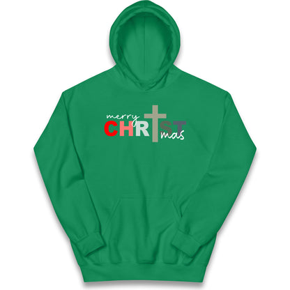 Christ Christmas Kids Hoodie