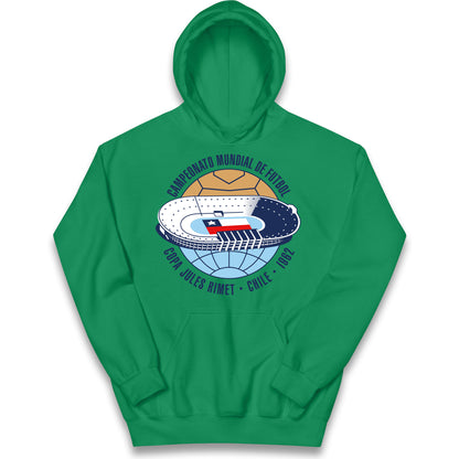 Chile 1962 Retro World Cup Kids Hoodie