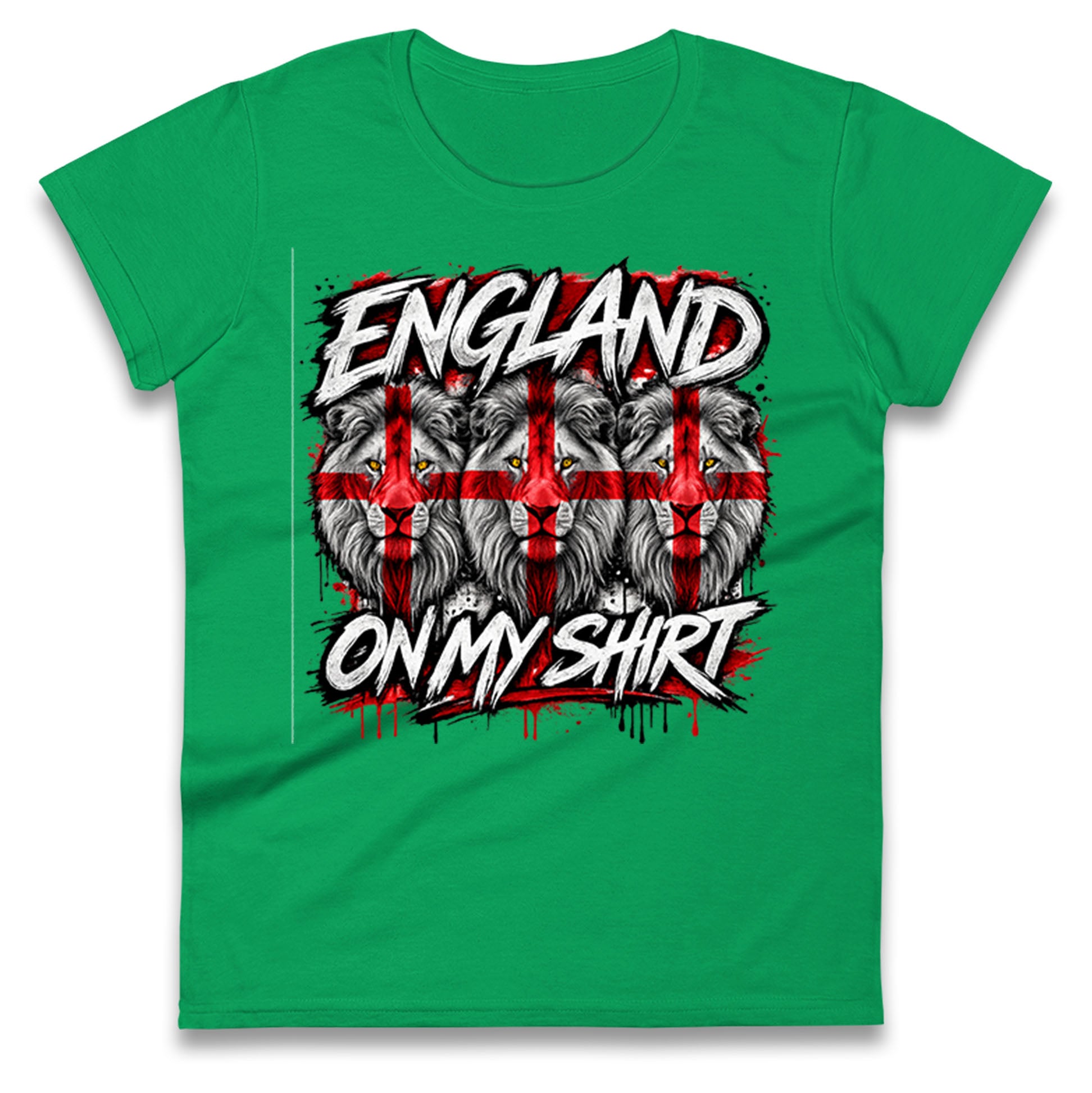England 3 Lions World Cup 2026 Ladies T Shirt