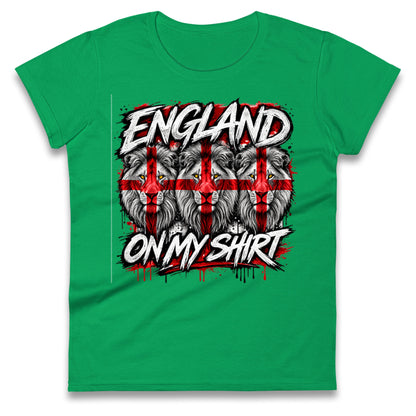 England 3 Lions World Cup 2026 Ladies T Shirt
