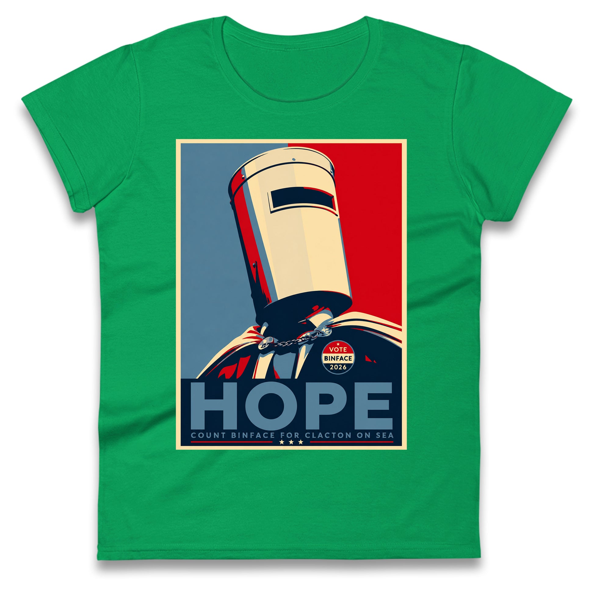 Count Binface Ladies T Shirt