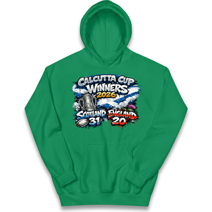 Scotland Calcutta Cup Winners 2026 Kids Hoodie