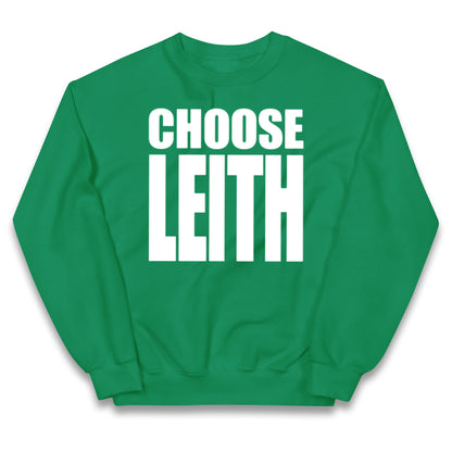 Hibs FC Choose Leith Football Kids Jumper 