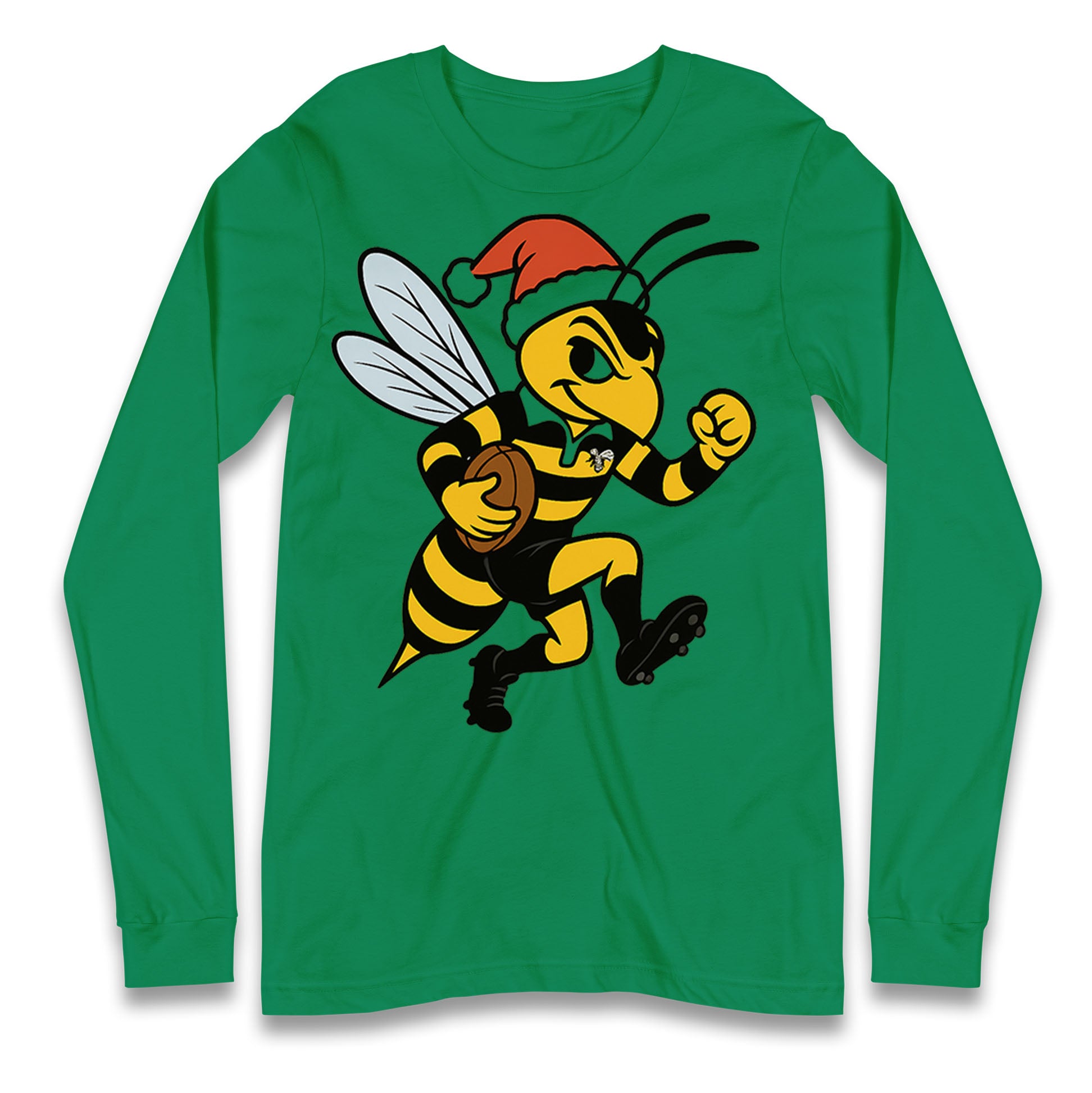 Wasps Rugby Christmas Longsleeve T Shirt