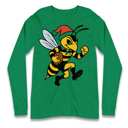Wasps Rugby Christmas Longsleeve T Shirt