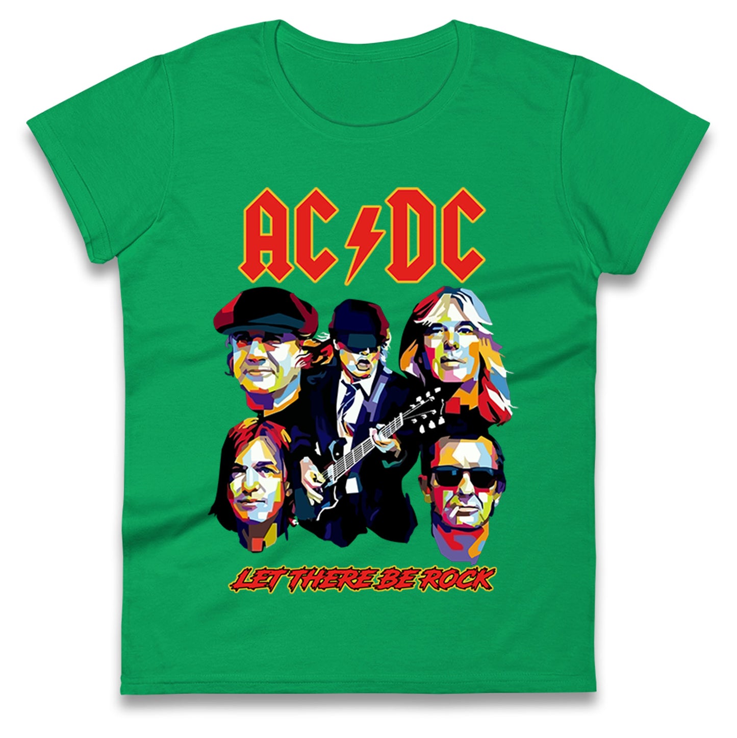 ACDC Let There Be Rock Ladies T Shirt