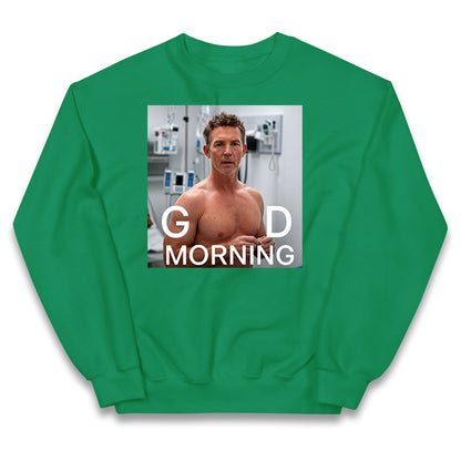 Dr Jack Abbot Shirtless Good Morning Kids Jumper