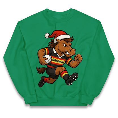 London Broncos Christmas Kids Jumper