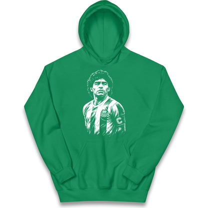 Maradona Argentina Kids Hoodie