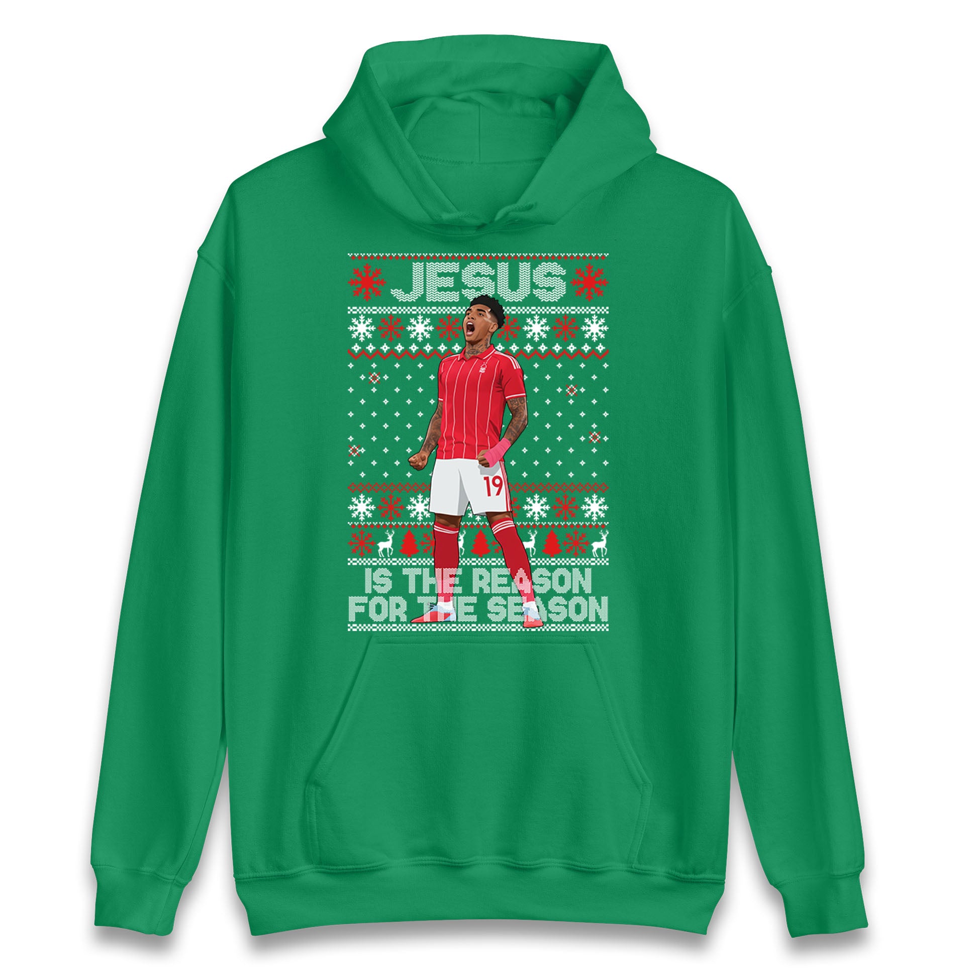 Nottm Forest FC Christmas Hoodie