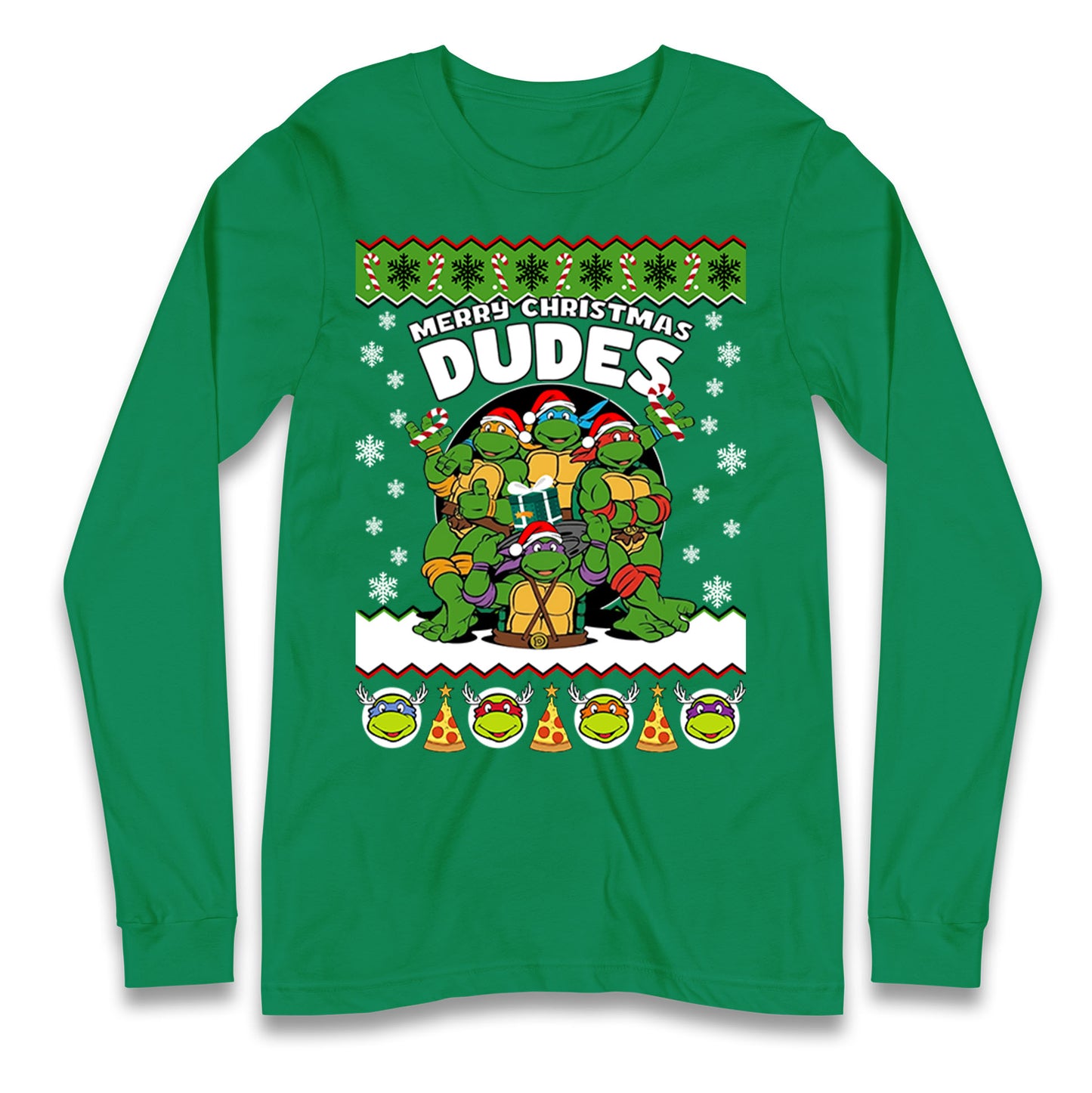 Ninja Turtles Christmas Longsleeve T Shirt