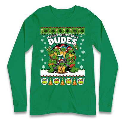 Ninja Turtles Christmas Longsleeve T Shirt