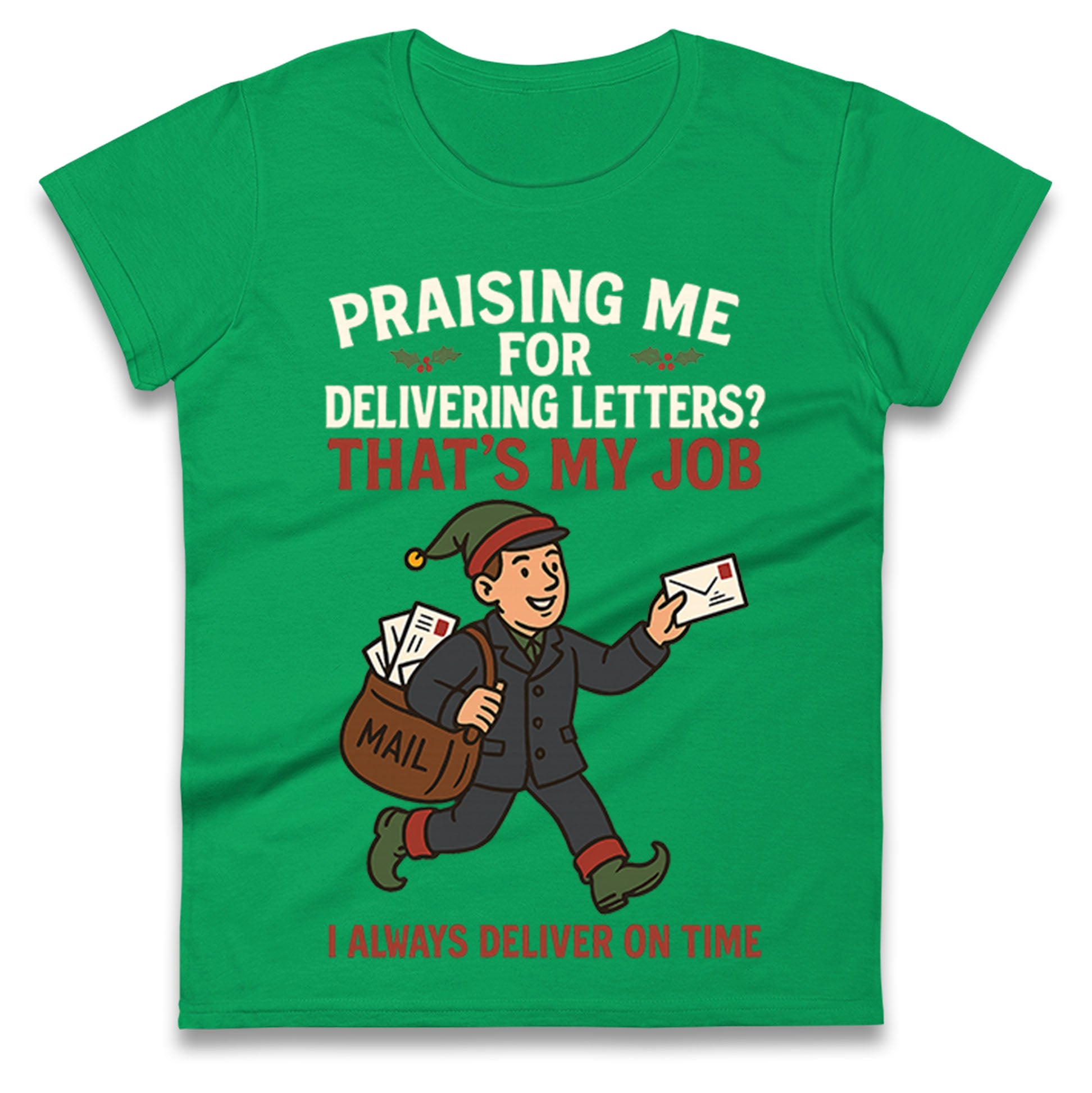 Royal Mail Christmas Ladies T Shirt
