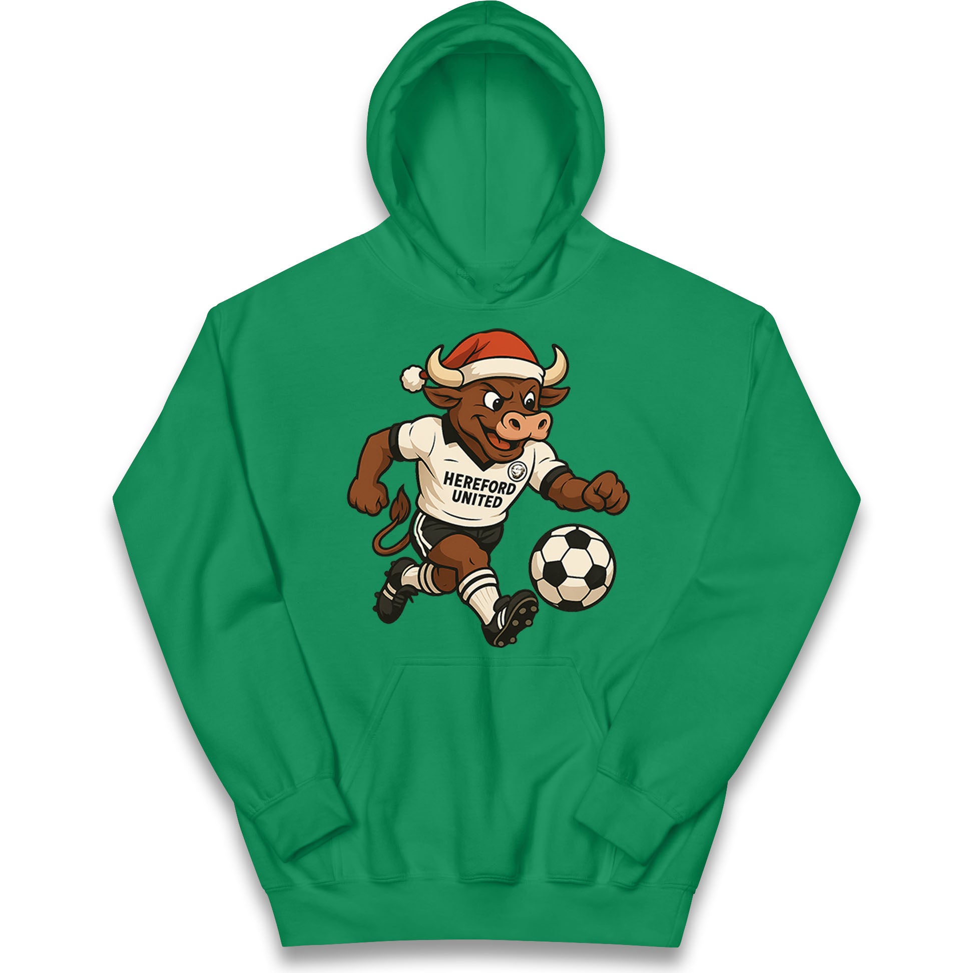 Retro Hereford Christmas Kids Hoodie