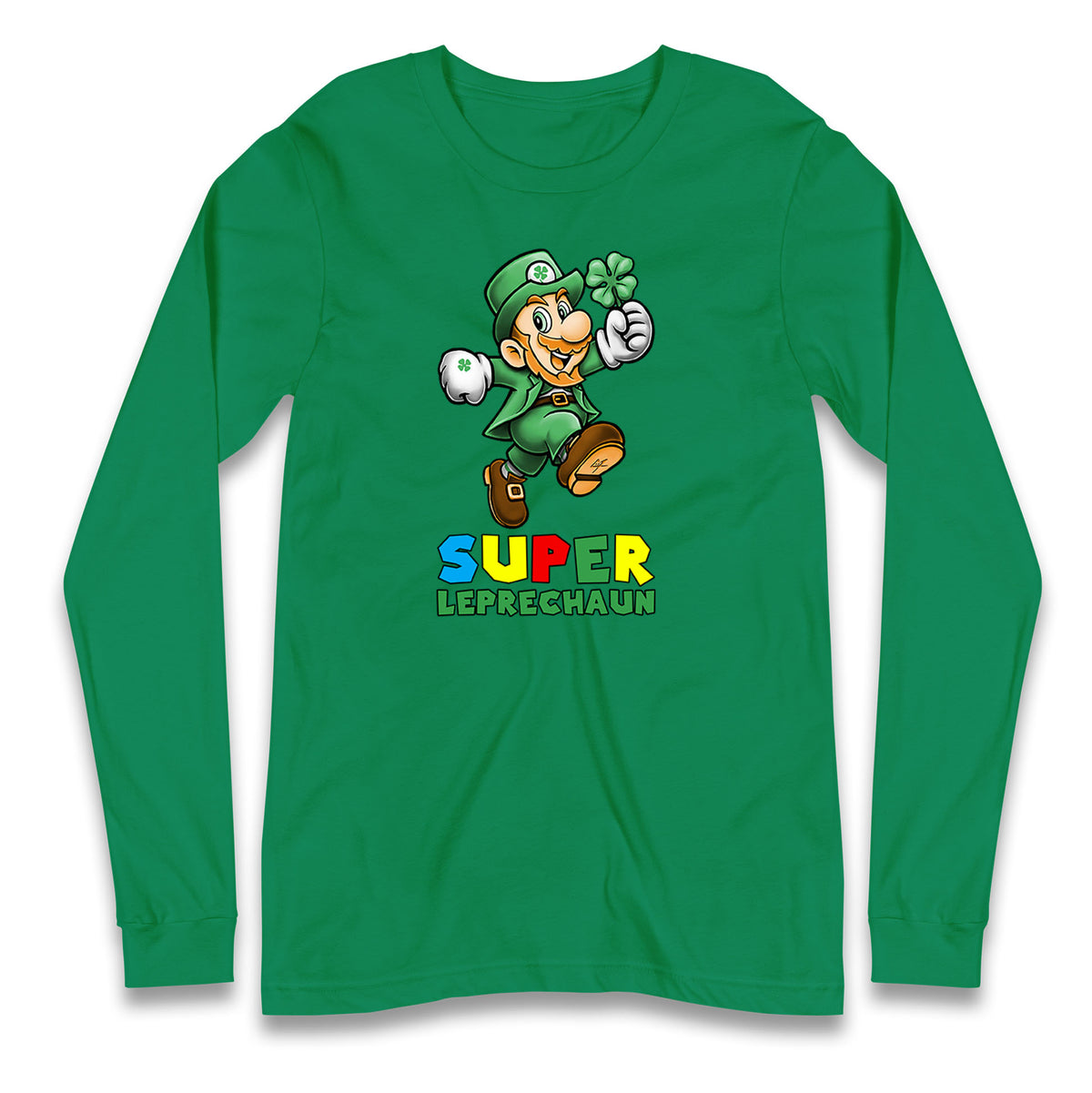 super leprechaun long sleeve t shirt