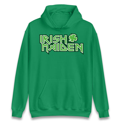 Irish Maiden St Patricks Day Hoodie 