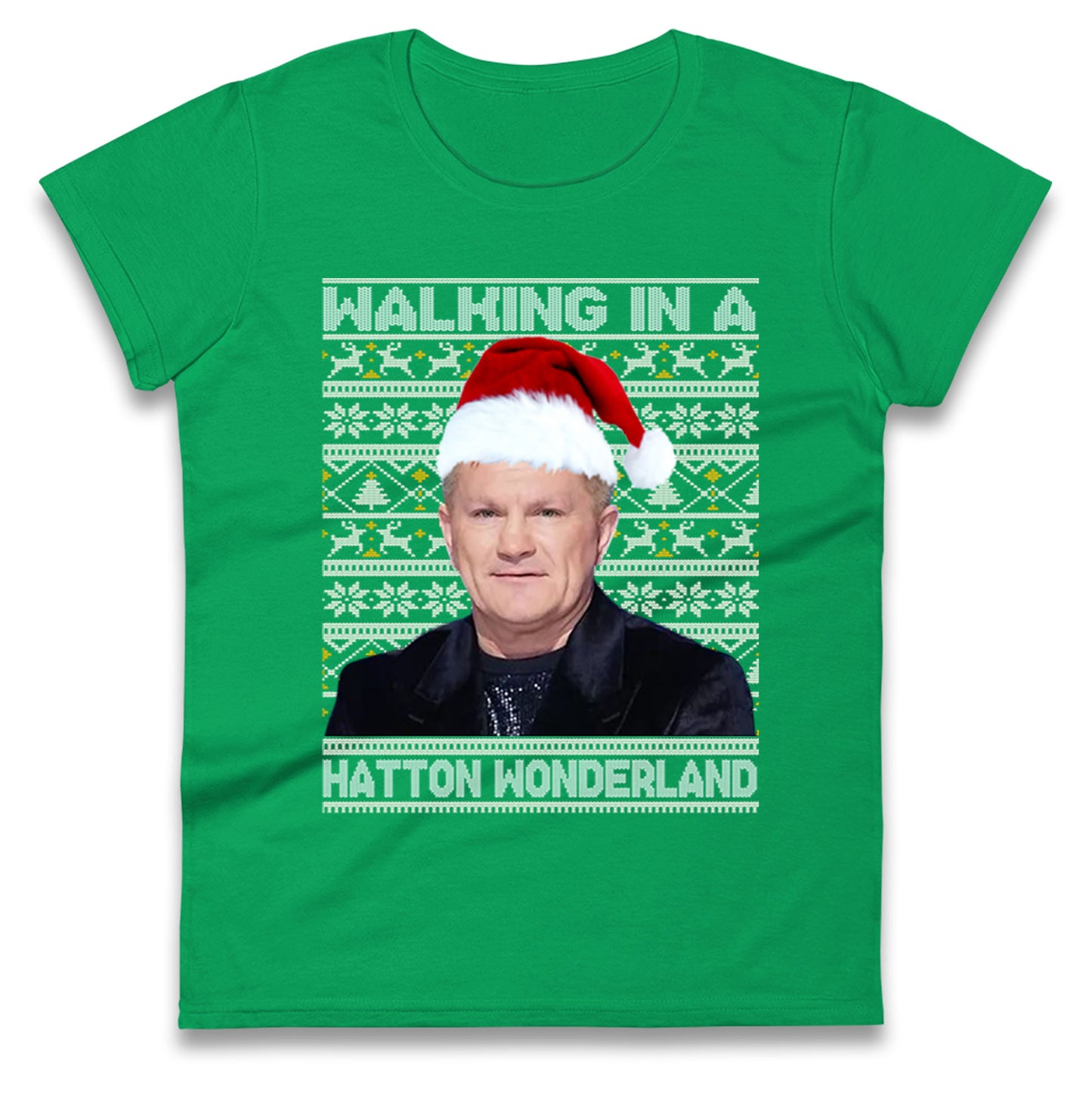 Ricky Hatton Christmas Ladies T Shirt