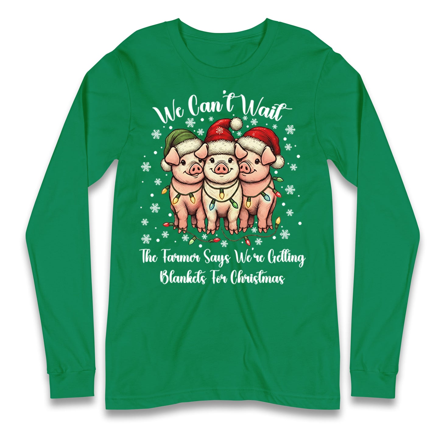 Three Pigs Christmas Longsleeve T Shirt