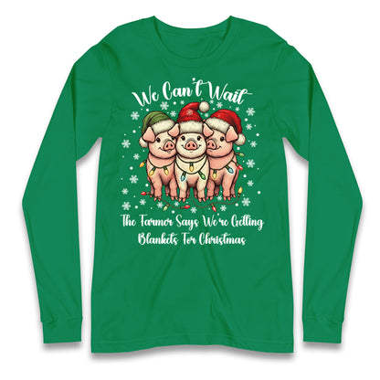 Three Pigs Christmas Longsleeve T Shirt