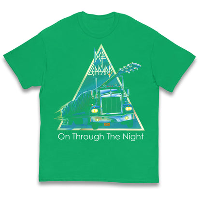 Leppard On Through The Night Kids T Shirt