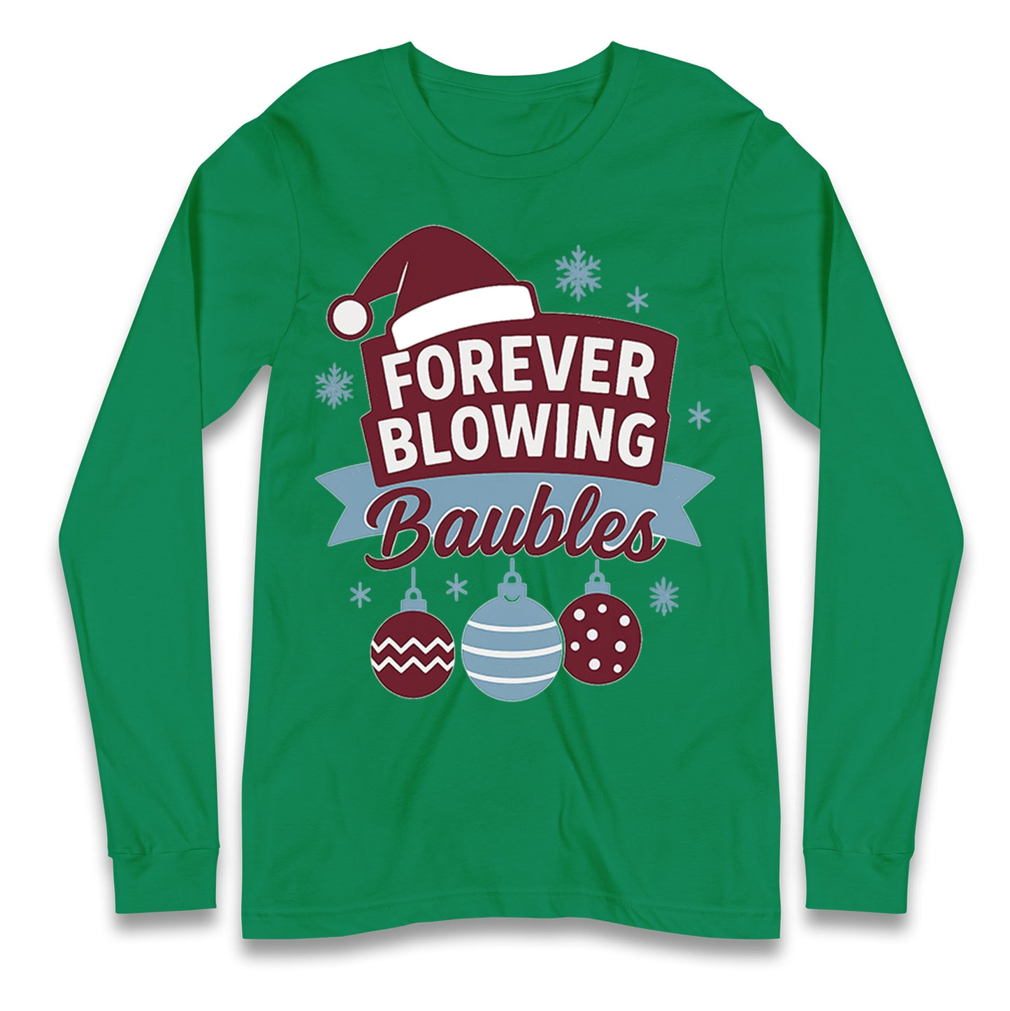 Forever Blowing Baubles West Ham Christmas Long Sleeve Shirt