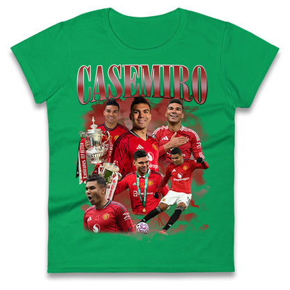 Casemiro Manchester United Ladies T Shirt