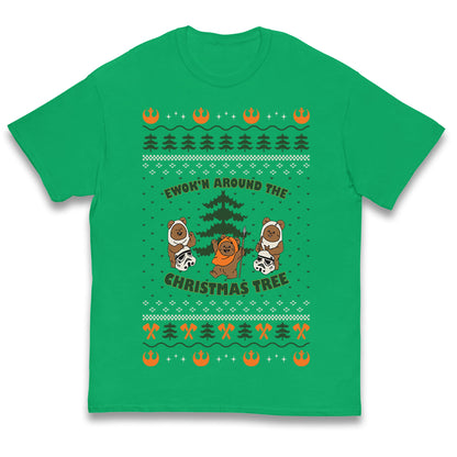Star Wars Ewoks Christmas Kids T Shirt