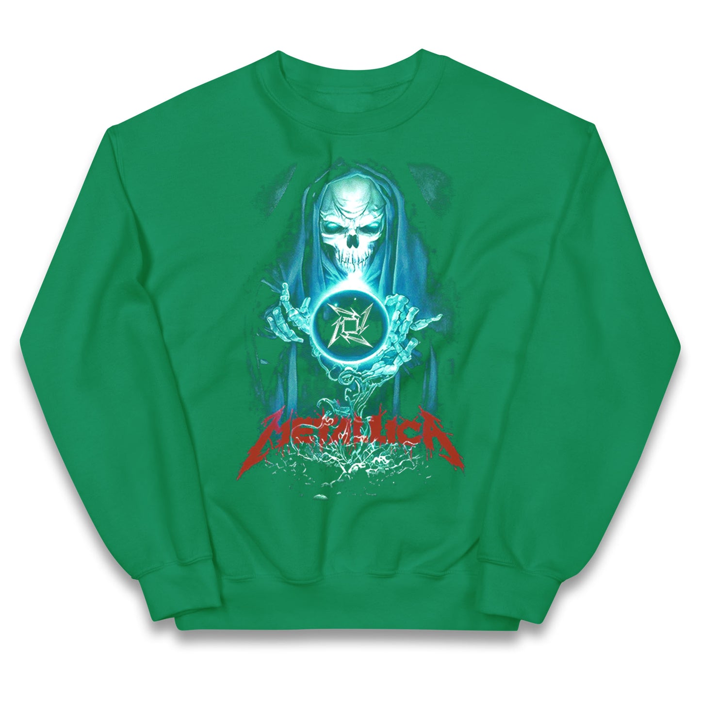 Metallica Skellington Sorcerer Kids Jumper