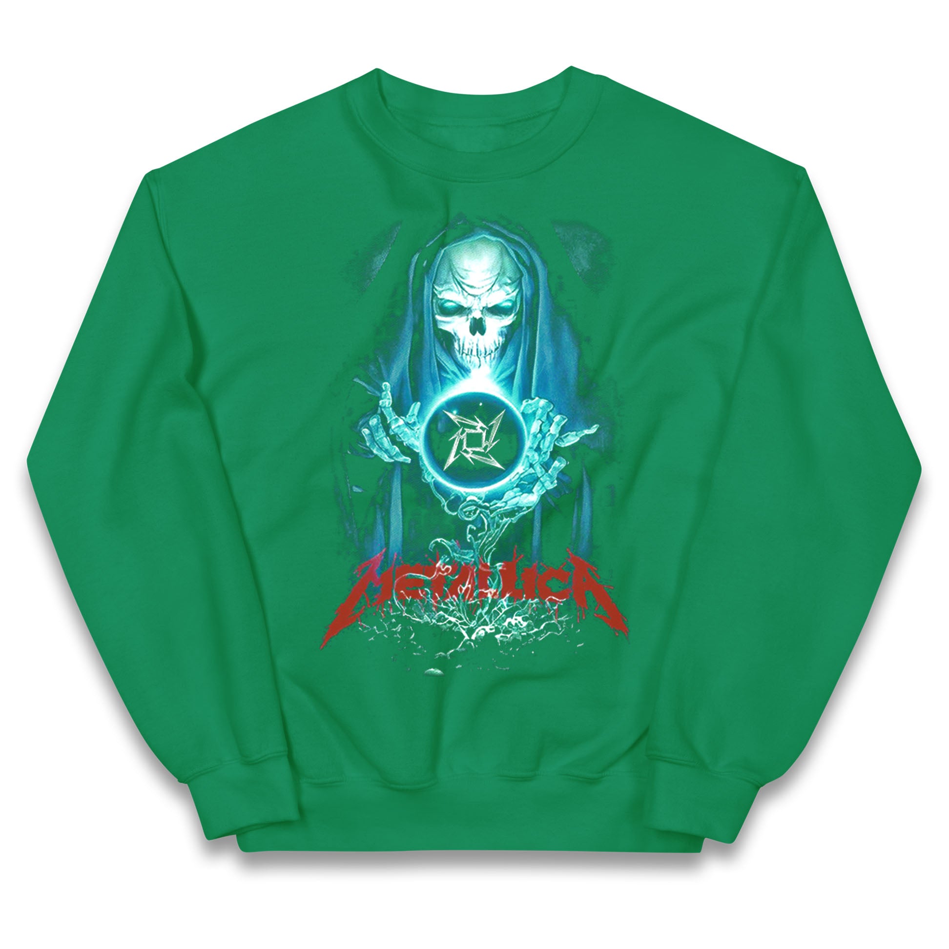 Metallica Skellington Sorcerer Kids Jumper