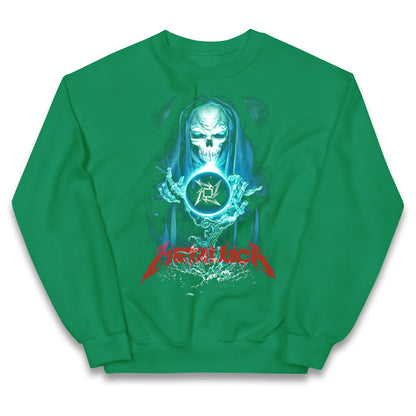 Metallica Skellington Sorcerer Kids Jumper