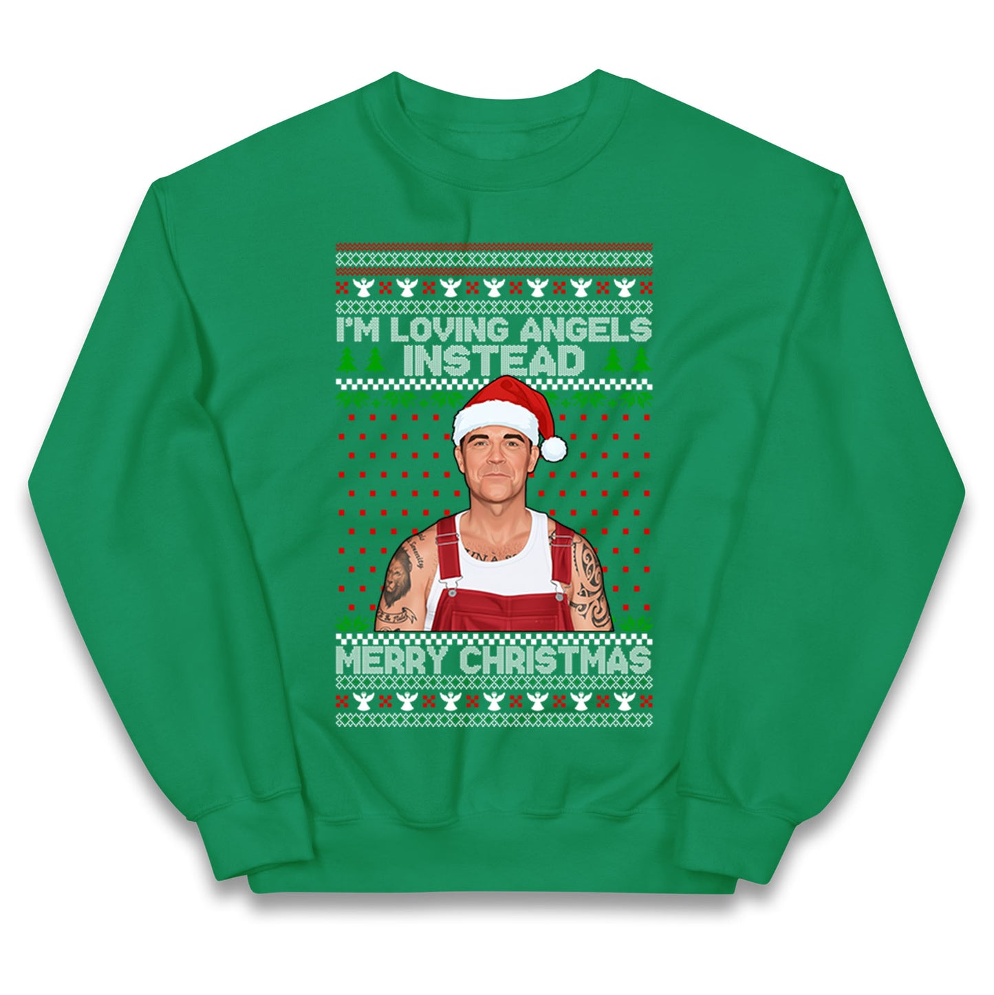 Robbie Williams Christmas Kids Jumper