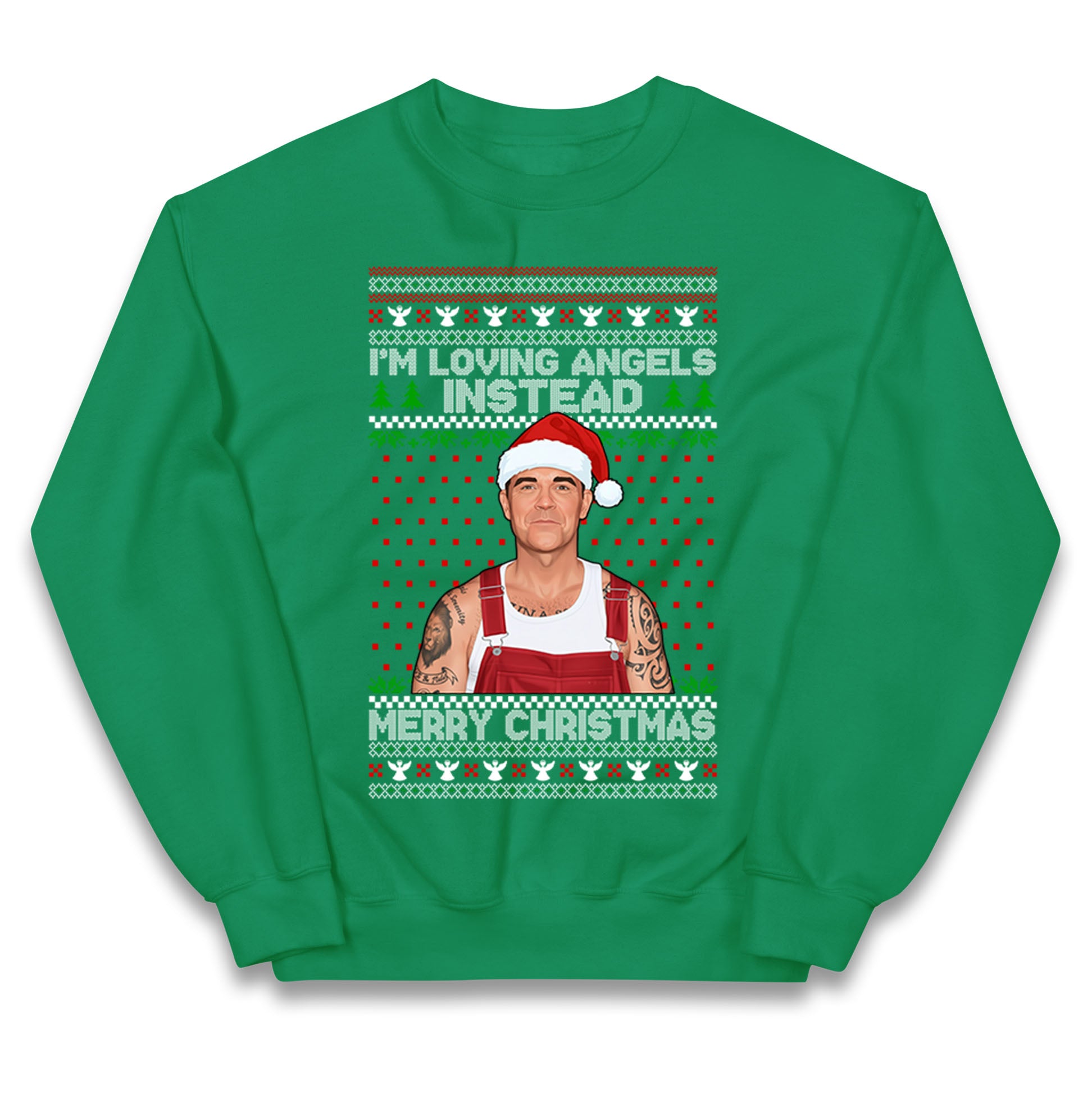 Robbie Williams Christmas Kids Jumper