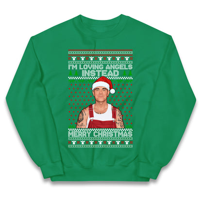 Robbie Williams Christmas Kids Jumper