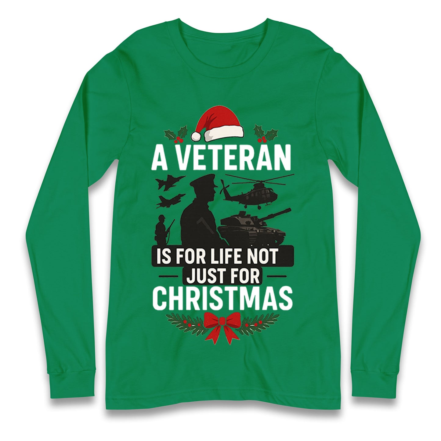 Veteran Christmas Longsleeve T Shirt 
