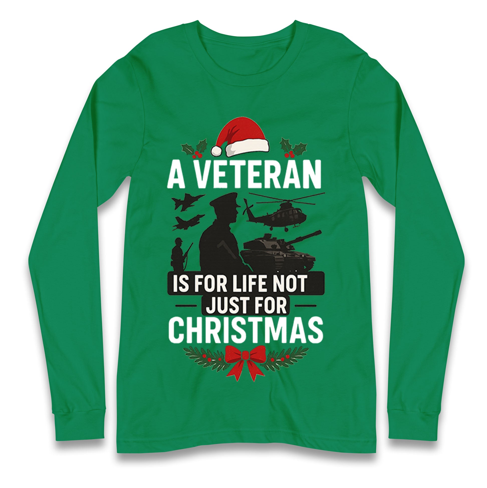 Veteran Christmas Longsleeve T Shirt 