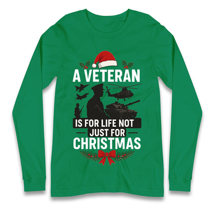 Veteran Christmas Longsleeve T Shirt 