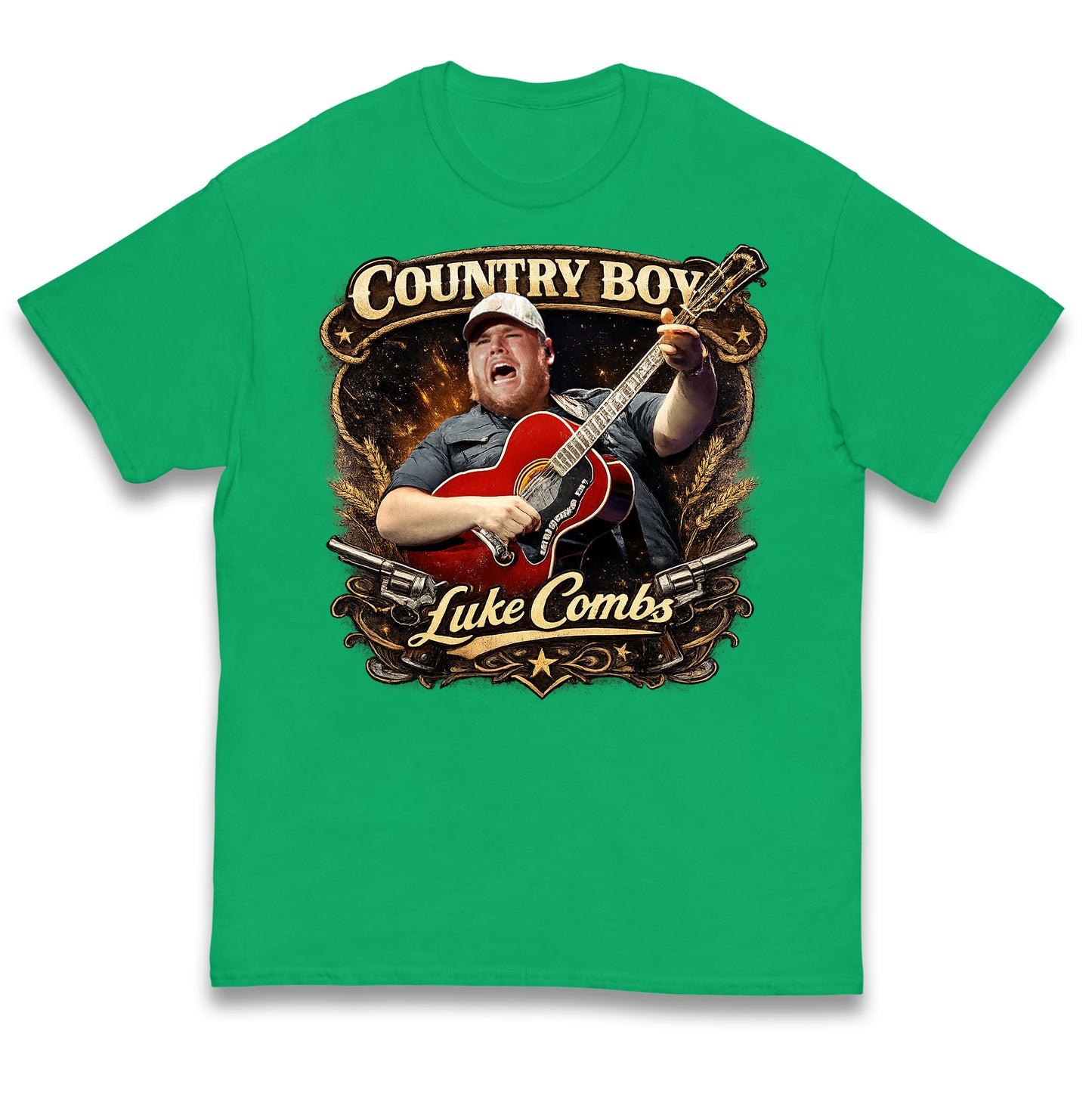 Country Boy Luke Combs Kids T Shirt