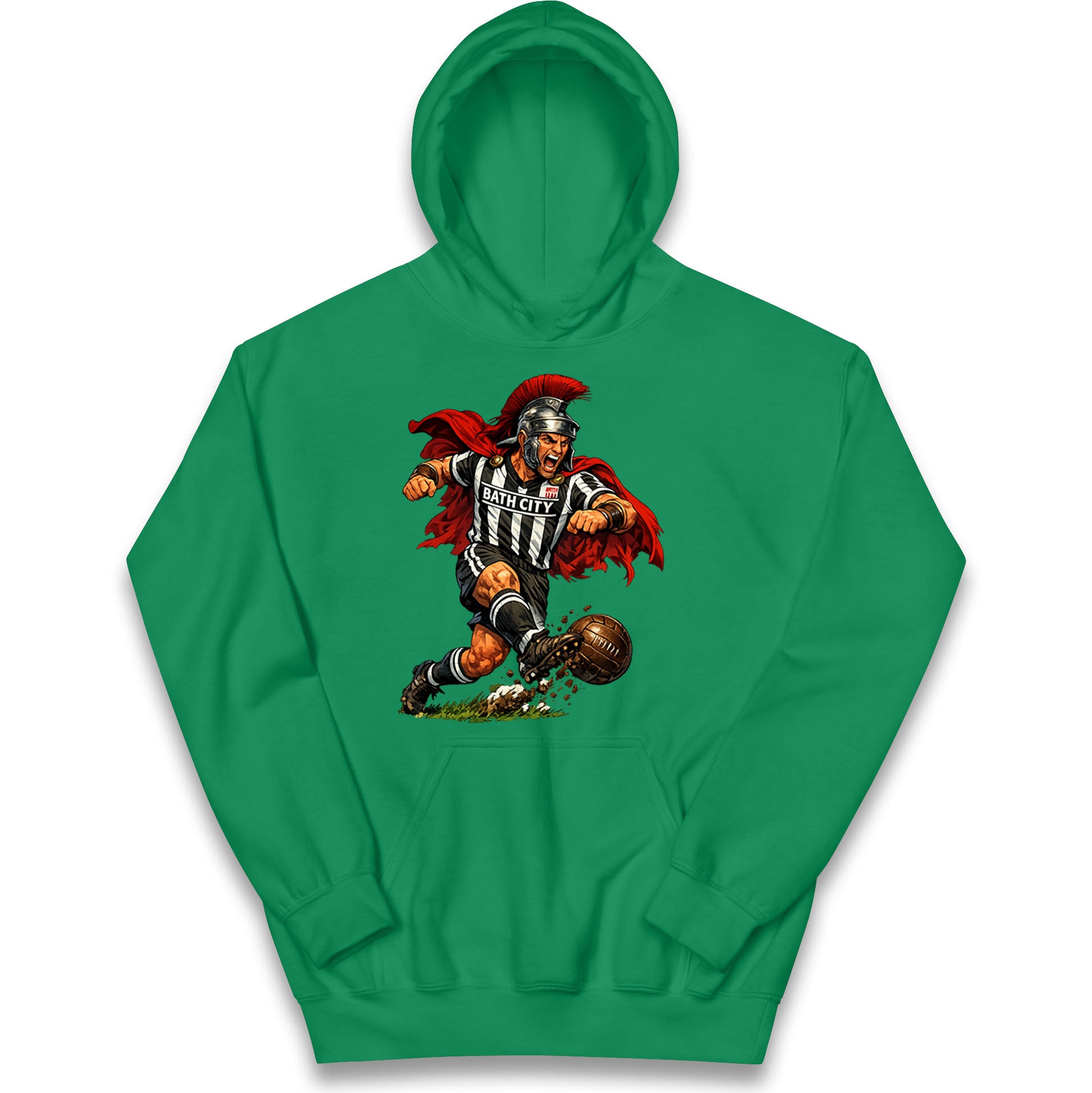 Retro Bath City Football Kids Hoodie