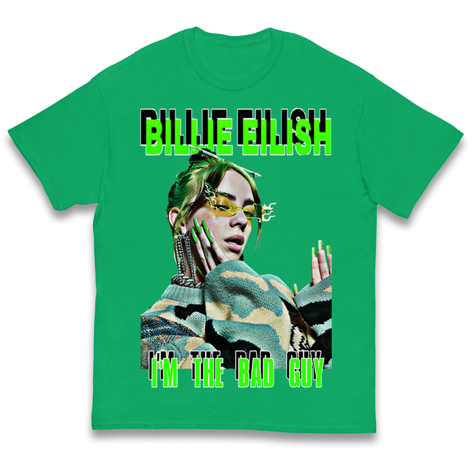 Billie Eilish Singer Kids T Shirt